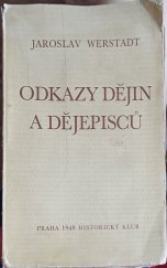 kniha Odkazy dějin a dějepisců, Historický klub 1948