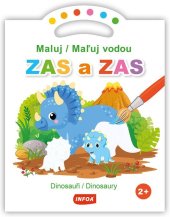 kniha Maluj/Maľuj vodou ZAS a ZAS Dinosauři/Dinosaury, INFOA 2025