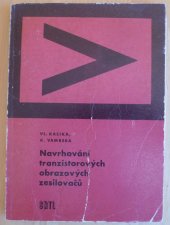 kniha Navrhování tranzistorových obrazových zesilovačů, SNTL 1966