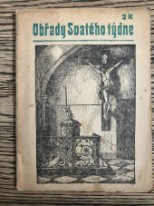 kniha Obřady svatého týdne, Brněnská tiskárna 1942