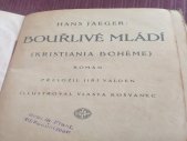 kniha Bouřlivé mládí román, Rud. Rejman 1921