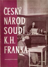 kniha Český národ soudí K.H. Franka, Ministerstvo informací 1947