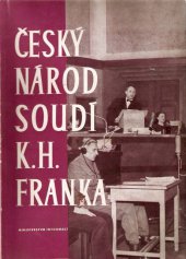 kniha Český národ soudí K.H. Franka, Ministerstvo informací 1947