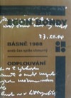 kniha Básně 1988, aneb, Čas spíše chmurný Odplouvání, Inverze 1990