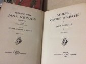 kniha Studie, krátké a kratší. II, F. Topič 1910