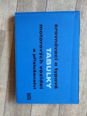 kniha Srovnávací a typové tabulky motorových vozidel a příslušenství Určeno řidičům, opravářům, dopravním referentům, SNTL 1960