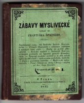 kniha Zábavy myslivecké. Nové sbírky svazeček 2, s.n. 1869