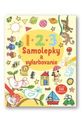 kniha 123 Samolepky a vyfarbovanie, Svojtka 2023