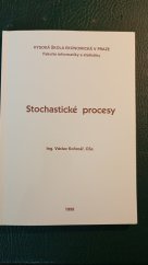 kniha Stochastické procesy, Vysoká škola ekonomická, Fakulta informatiky a statistiky 1998