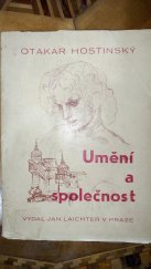 kniha Umění a společnost, Jan Laichter 1941