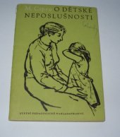 kniha O dětské neposlušnosti, SPN 1957