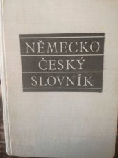 kniha Německo - Český slovník, Státní pedagogické nakladatelství Praha 1966
