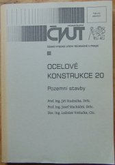 kniha Ocelové konstrukce 20. Pozemní stavby, ČVUT 1997