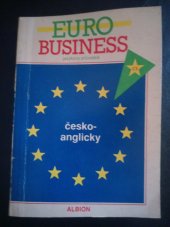 kniha Jazykový průvodce Euro business česko-anglicky, Albion 1992