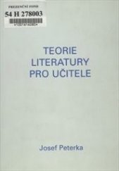 kniha Teorie literatury pro učitele, Mercury Music & Entertainment 2007