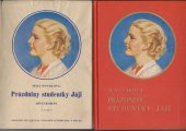 kniha Prázdniny studentky Jáji dívčí román, Gustav Voleský 1936