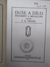 kniha Duše a dílo podobizny a medailony, Česká grafická Unie 1913