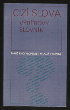 kniha Cizí slova výběrový slovník, Mladá fronta 1978