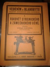 kniha Rukověť strojnického a zámečnického učně, I.L. Kober 1923