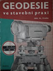 kniha Geodesie ve stavební praxi, Práce 1949