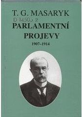 kniha Parlamentní projevy 1907-1914, Masarykův ústav AV ČR 2002