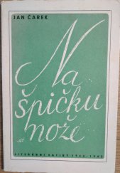 kniha Na špičku nože literární satiry : 1940-1942, Družstvo Moravského kola spisovatelů 1943