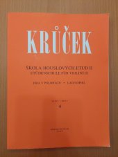 kniha Krůček  Škola houslových etud, Bärenreiter 2011