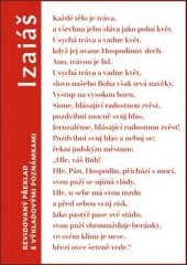 kniha Izaiáš Revidovaný překlad s výkladovými poznámkami, Česká biblická společnost 2018