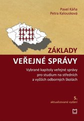 kniha Základy veřejné správy, Montanex 2010