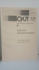 kniha Základy mikroekonomiky, ČVUT 2002