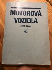 kniha Motorová vozidla, SZN 1988