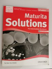 kniha Maturita Solutions pre-intermediate workbook, Oxford University Press 2014
