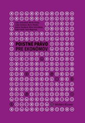 kniha Poistné právo pre ekonómov, Wolters Kluwer 2020