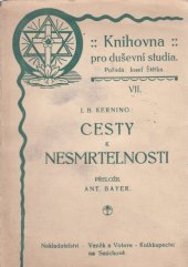 kniha Cesty k nesmrtelnosti, Vaněk & Votava 1924