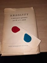 kniha Anaglyfy k deskriptivní geometrii pro 10. a 11. ročník všeobecně vzdělávacích škol, SPN 1958
