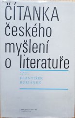 kniha Čítanka českého myšlení o literatuře, Československý spisovatel 1976