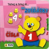 kniha Tahej a Hraj si se ZVÍŘATKY ČÍSLA Leporelo s posuvnými prvky, Sun 2021