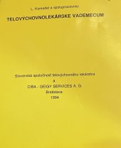 kniha Telovýchovnolekárske vademecum, Bratislava 1994