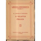 kniha O velkých číslech, Melantrich 1923