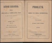 kniha Prokletá Díl třetí román., Karel Vačlena 1884