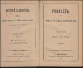 kniha Prokletá Díl třetí román., Karel Vačlena 1884