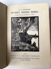 kniha POVÍDKY ŠEDÉHO BOBRA, F.V. BERÁNEK  V KAMENNÉ 1934
