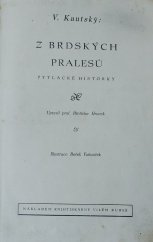 kniha Z brdských pralesů pytlácké historky, Vilém Kubeš 1938