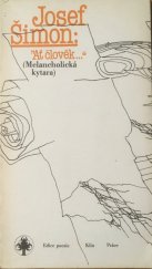 kniha "Ať člověk- " melancholická kytara, Práce 1984