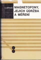 kniha Magnetofony, jejich údržba a měření, SNTL 1982