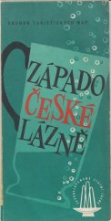 kniha Západočeské lázně soubor turistických map, Ústřední správa geodesie a kartografie 1965