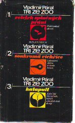 kniha Tři ze zoo, Melantrich 1977