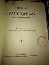 kniha Svatý Václav [psáno pro Sborník Svatováclavský], s.n. 1929