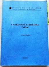 kniha Aplikovaná statistika studijní pomůcka pro distanční studium, Univerzita Tomáše Bati ve Zlíně 2005