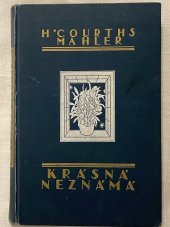 kniha Krásná neznámá Román, Alois Hynek 1926